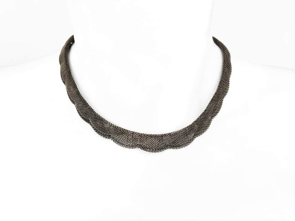 Scalloped Mesh Choker Necklace | Erica Zap Designs