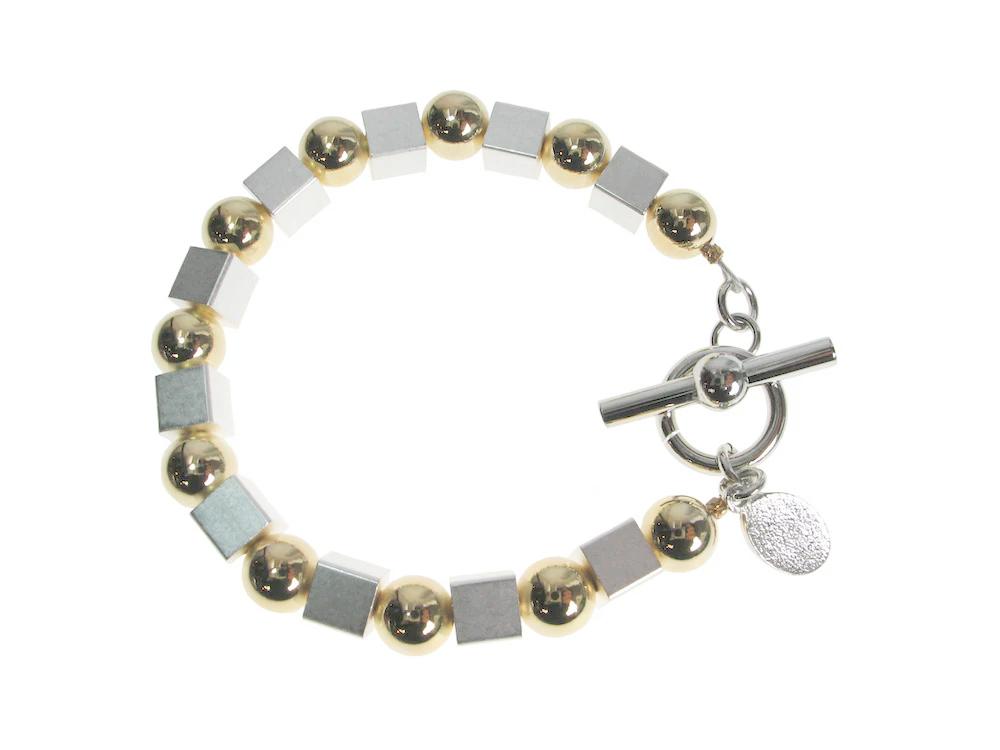Small Cube & Ball Bracelet | Erica Zap Designs