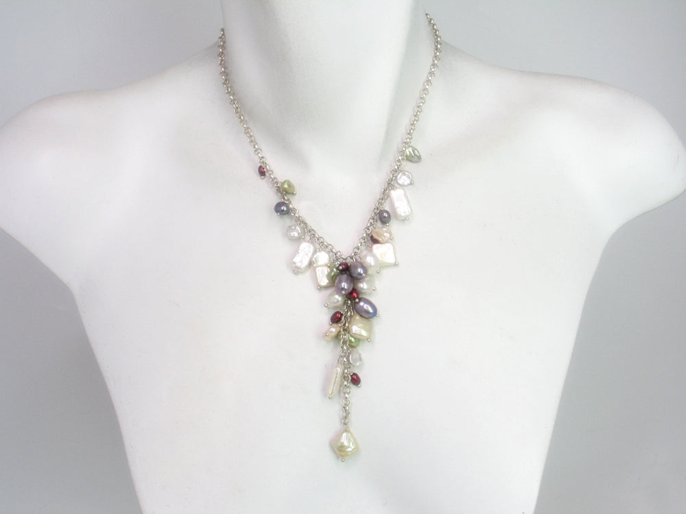 Freshwater Pearl Y Necklace | Erica Zap Designs
