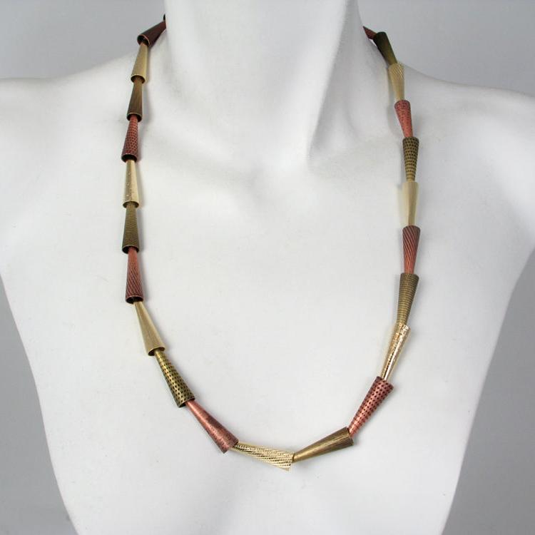 Long Textured Cone Necklace | Erica Zap Designs