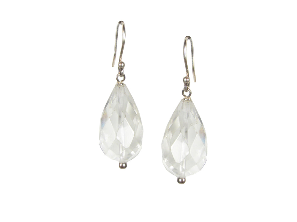 Drop-Shaped Faceted Stone Earrings | Erica Zap Designs