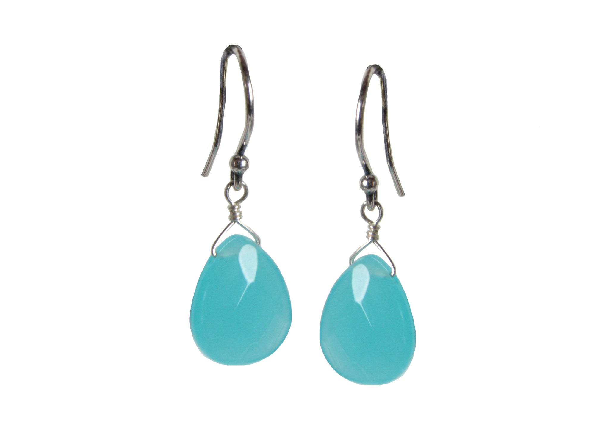 Turquoise Teardrop Earrings | Erica Zap Designs