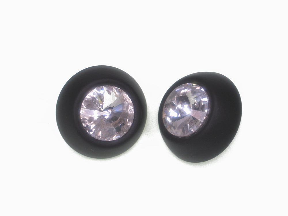 Circle and Stone Earrings | Erica Zap Designs