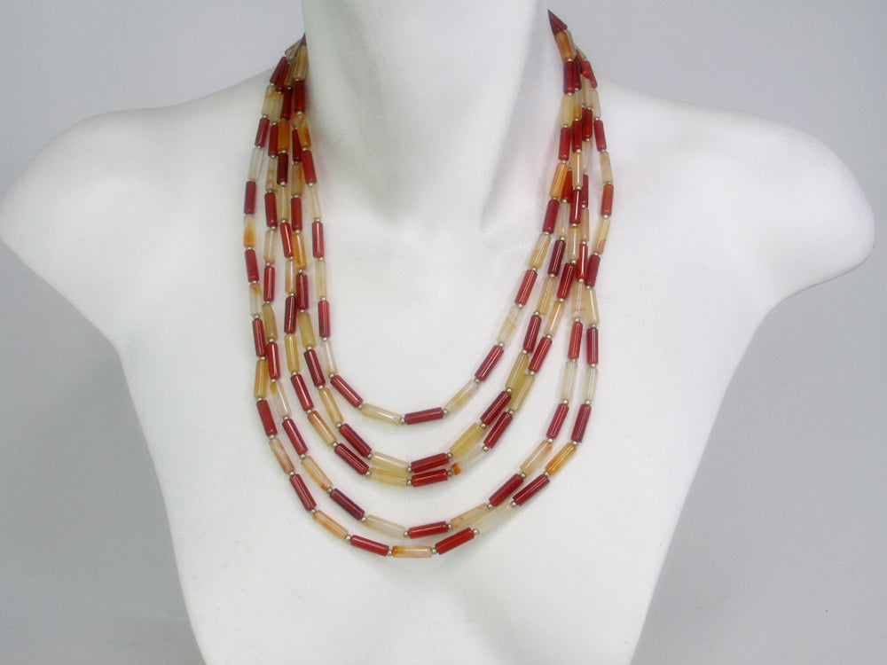 5-Strand Stone Necklace | Erica Zap Designs