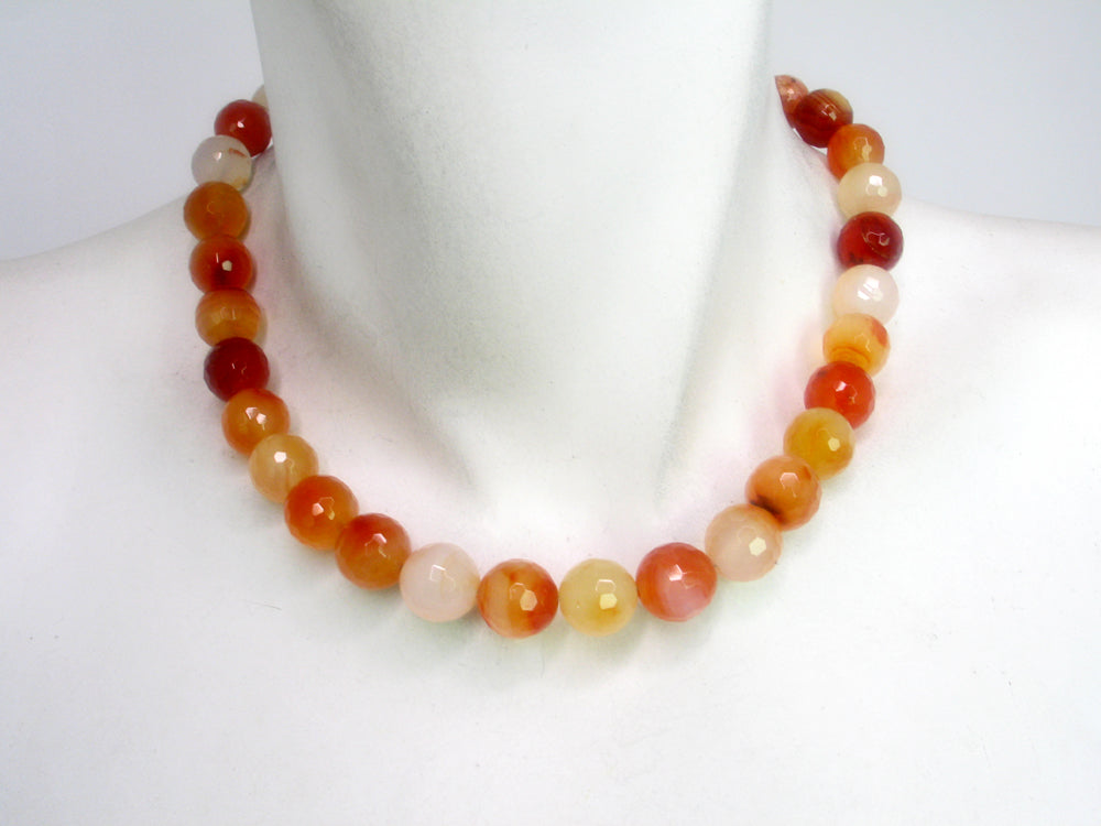 Faceted Carnelian Necklace | Erica Zap Designs