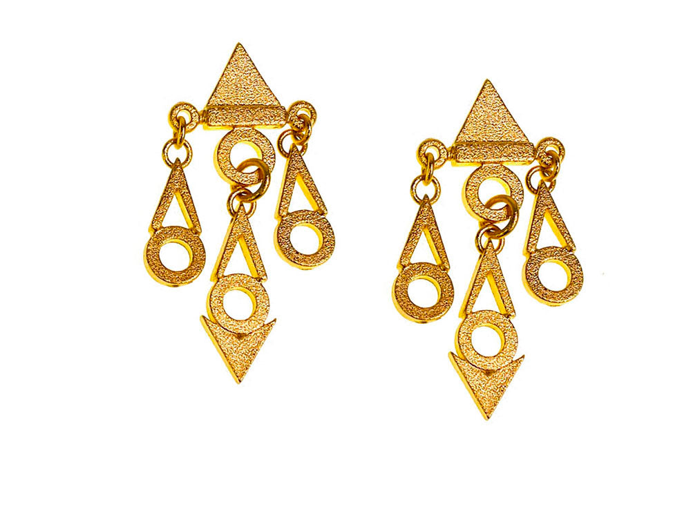 Geometric Drop Earrings | Erica Zap Designs