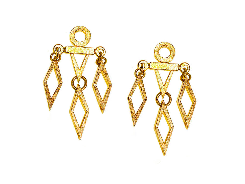 Geometric Drop Earrings | Erica Zap Designs