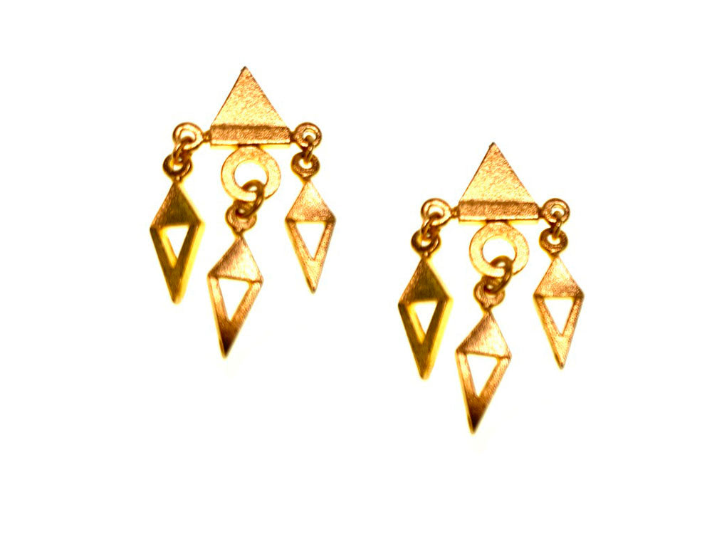 Geometric Drop Earrings | Erica Zap Designs