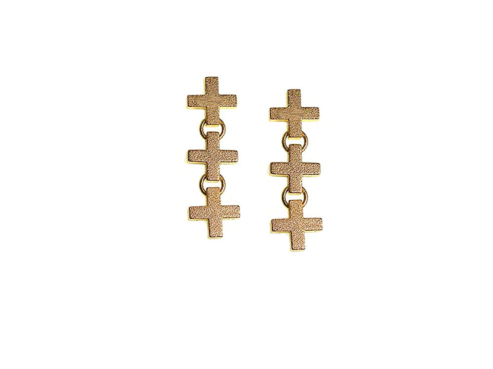 Plus Three Earrings | Erica Zap Designs