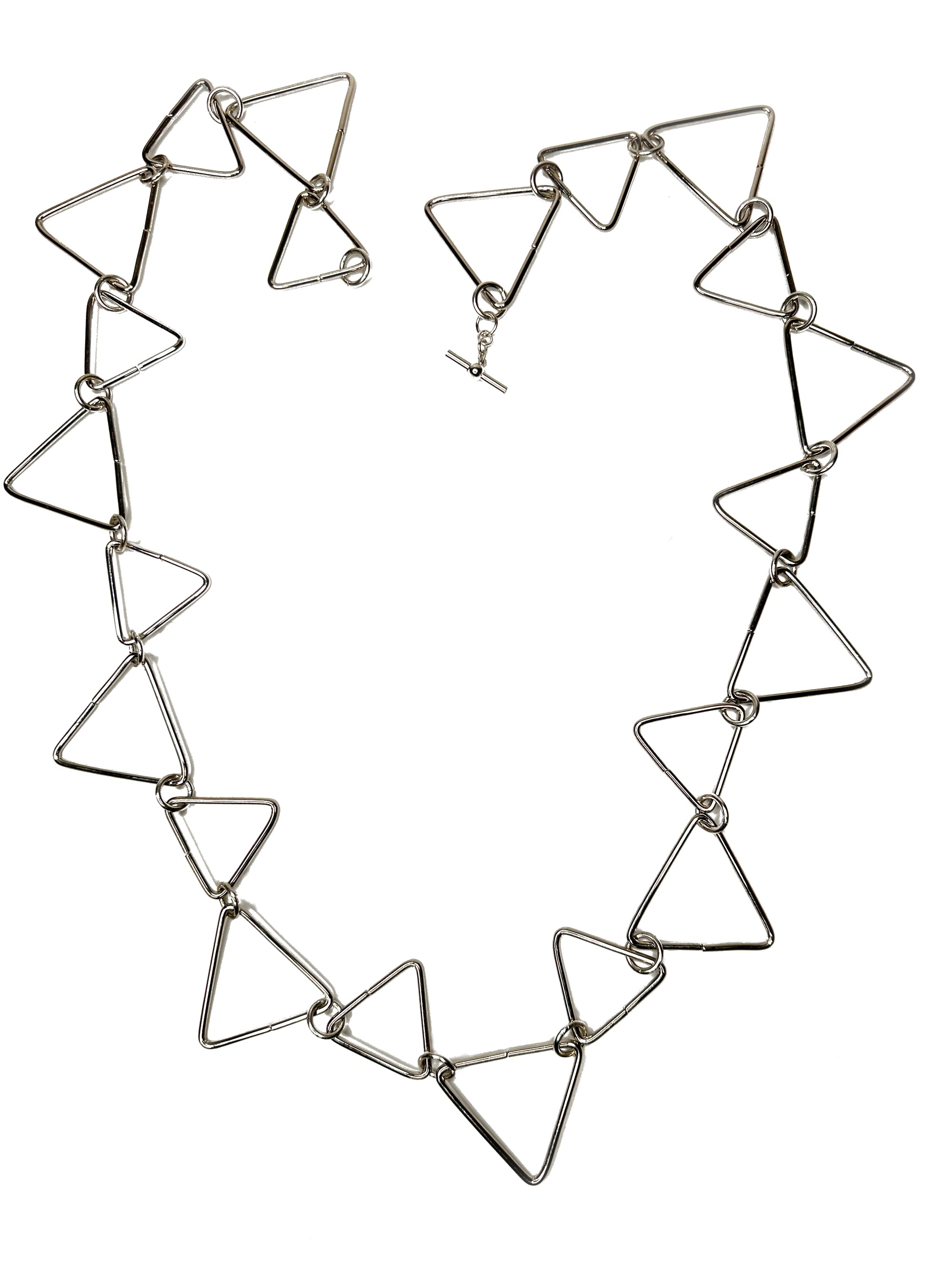 Triangle Wire Link Necklace | Erica Zap Designs
