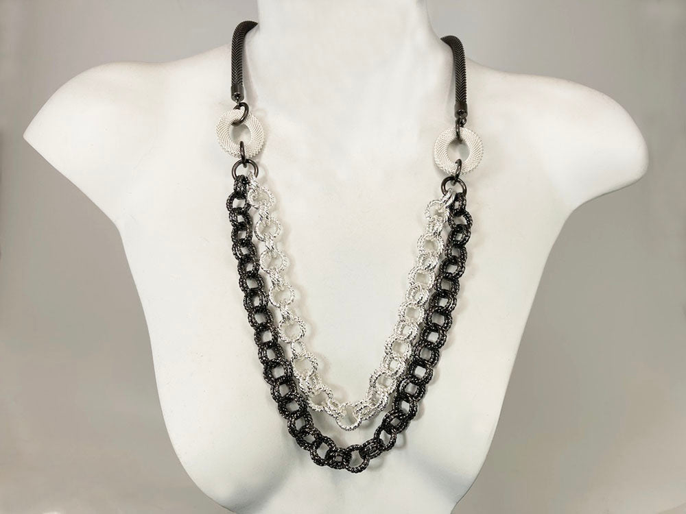 Multi-Chain Mesh Necklace | Erica Zap Designs