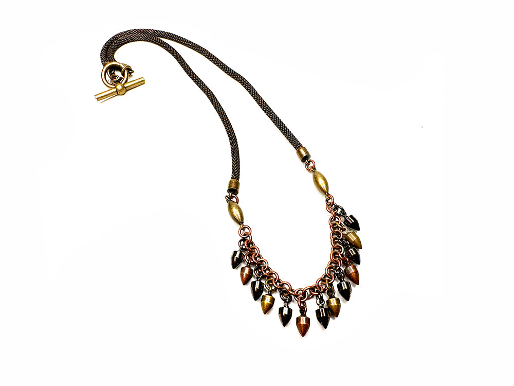 Geometric Mesh Necklace | Erica Zap Designs