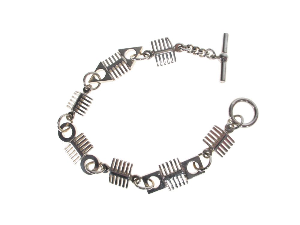 Geometric Sterling Bracelet | Erica Zap Designs