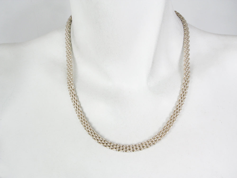 Woven Sterling Mesh Chain | Erica Zap Designs