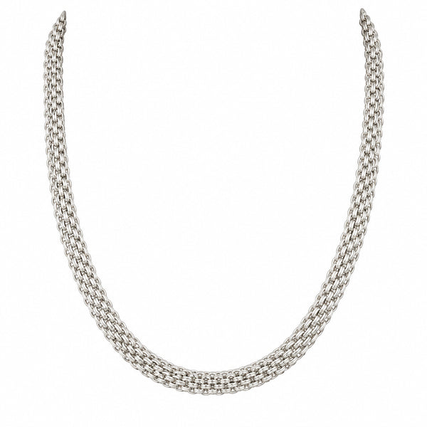 Woven Sterling Mesh Chain - Erica Zap Designs