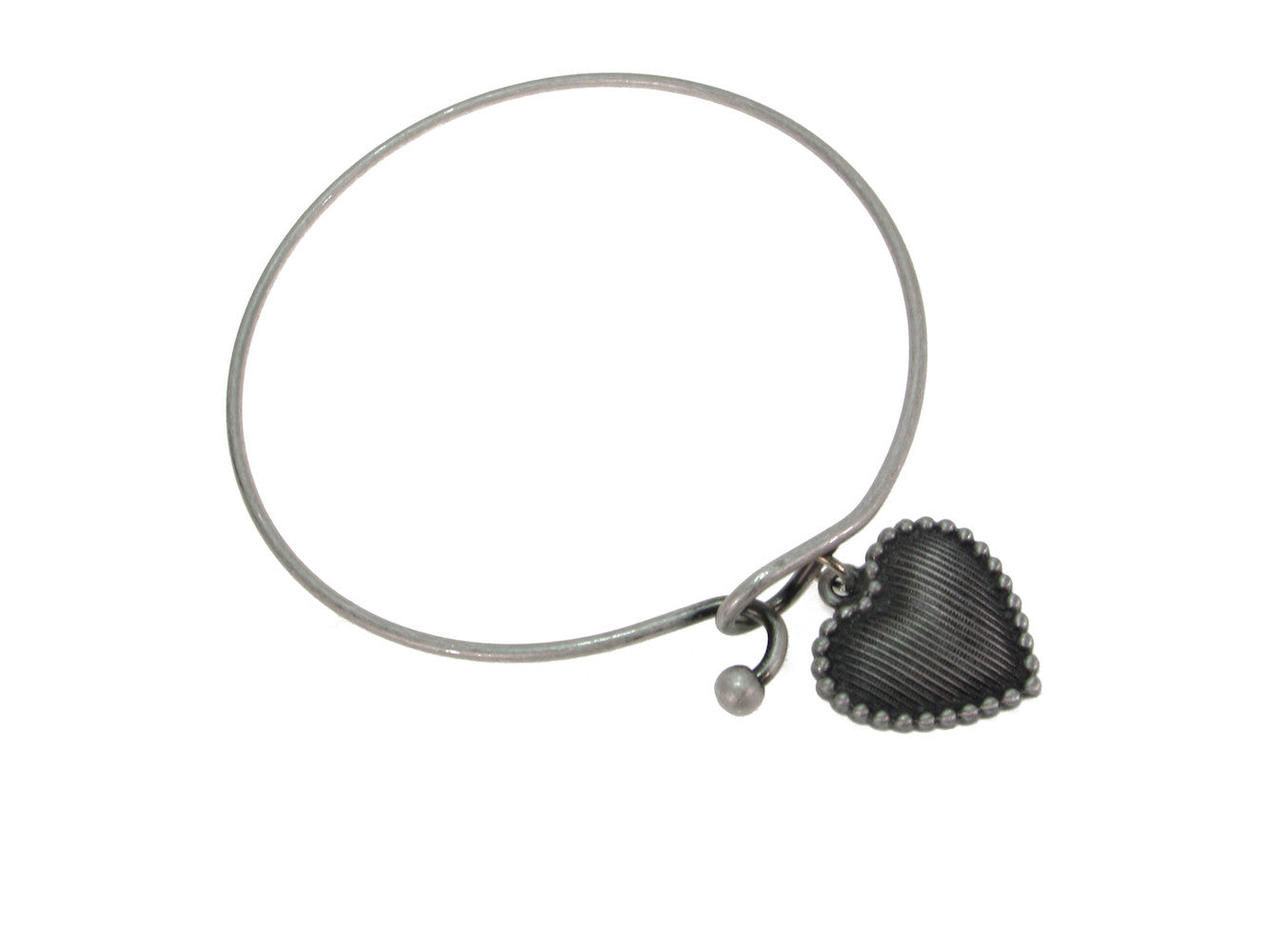 Linear Heart Charm Bracelet | Erica Zap Designs