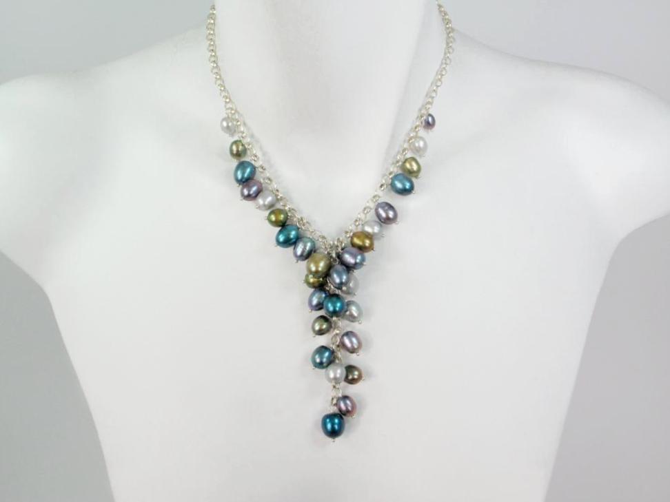 Freshwater Pearl Y Necklace | Erica Zap Designs